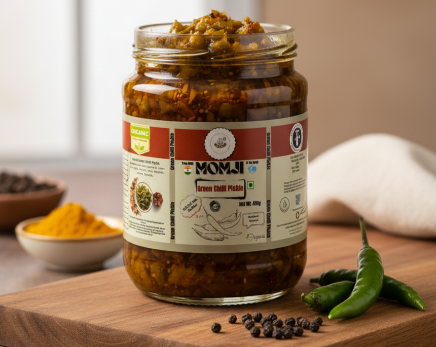 Green Chilli Pickle 400g